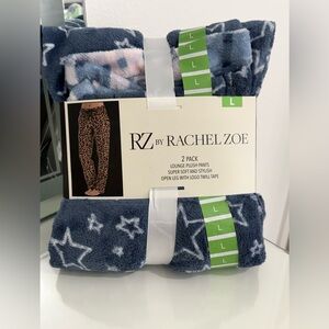 Nwt Rachel Zoe Black Lounge Plush Pants 2 Pack